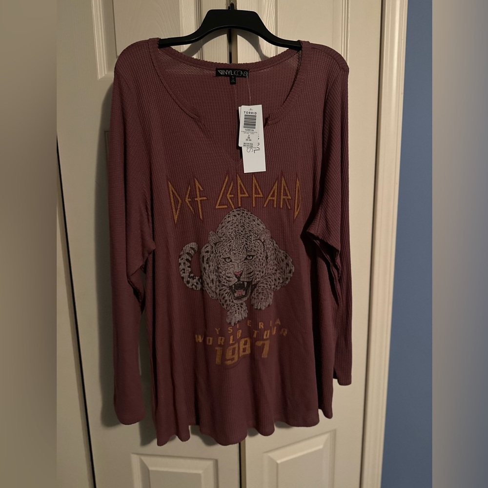 Def Leppard Thermal Long Sleeve Tee